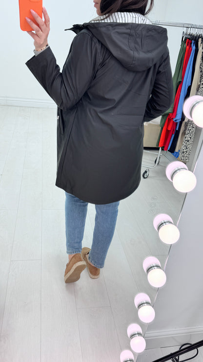 Bettie Hooded Raincoat