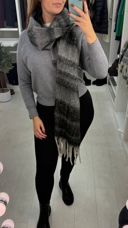 Manda Colour Block Chunky Scarf