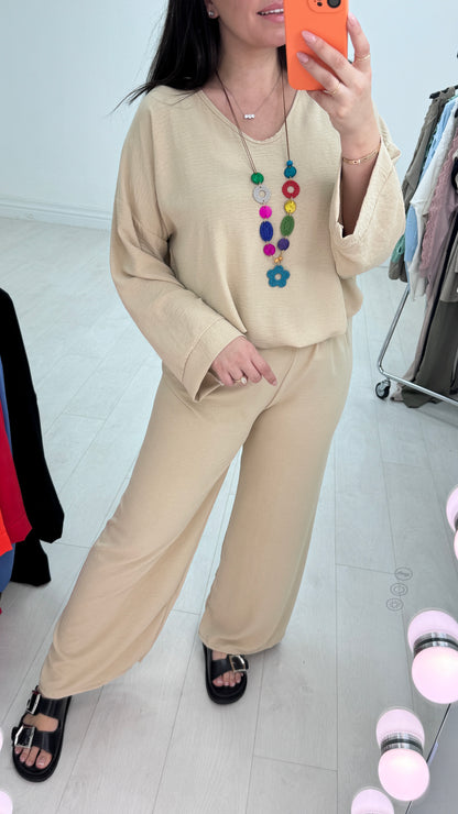 Suzanna Loose Fit Trouser Set