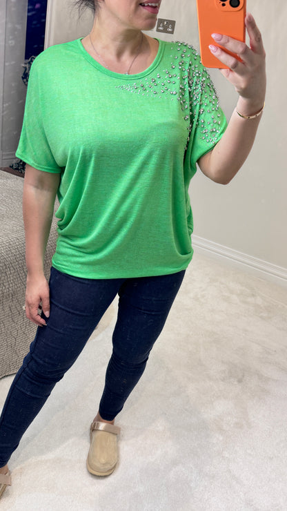 Demila Diamante Star Design T-Shirt