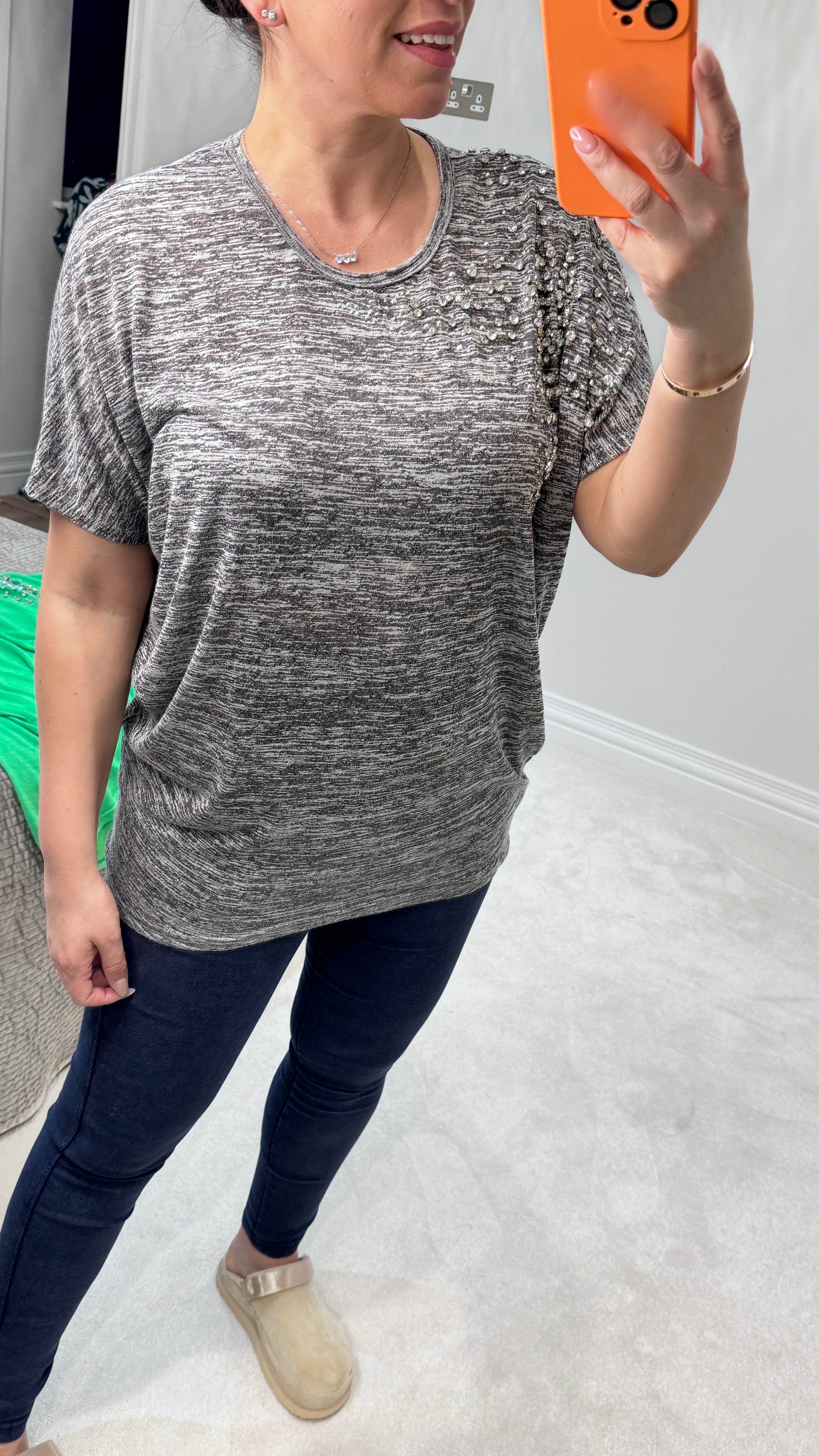 Demila Diamante Star Design T-Shirt