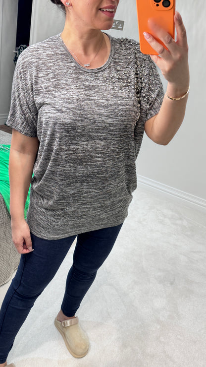 Demila Diamante Star Design T-Shirt