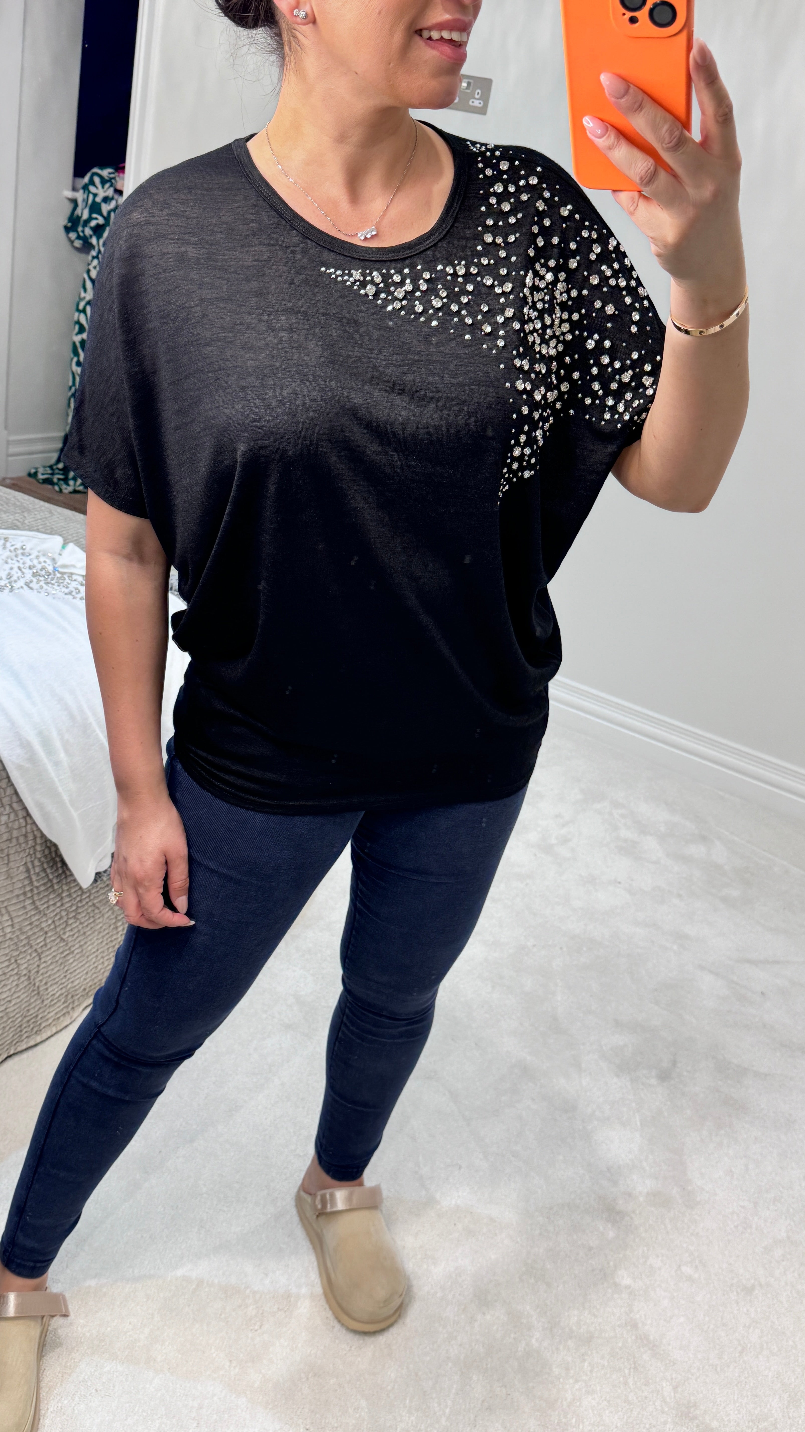 Demila Diamante Star Design T-Shirt