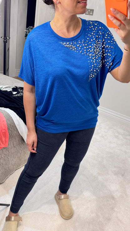 Demila Diamante Star Design T-Shirt