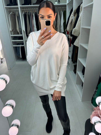 Jess Diamond Flower Jumper