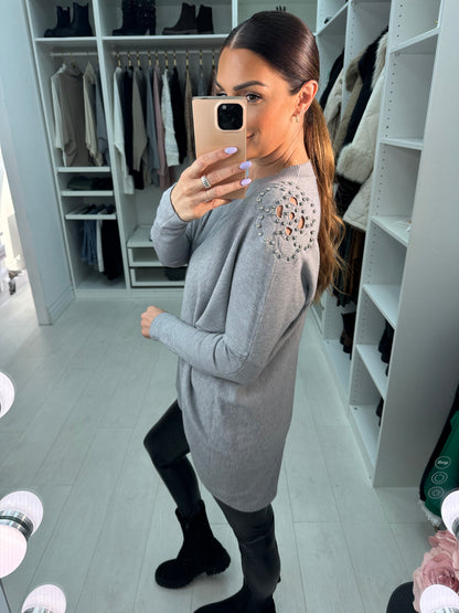 Jess Diamond Flower Jumper