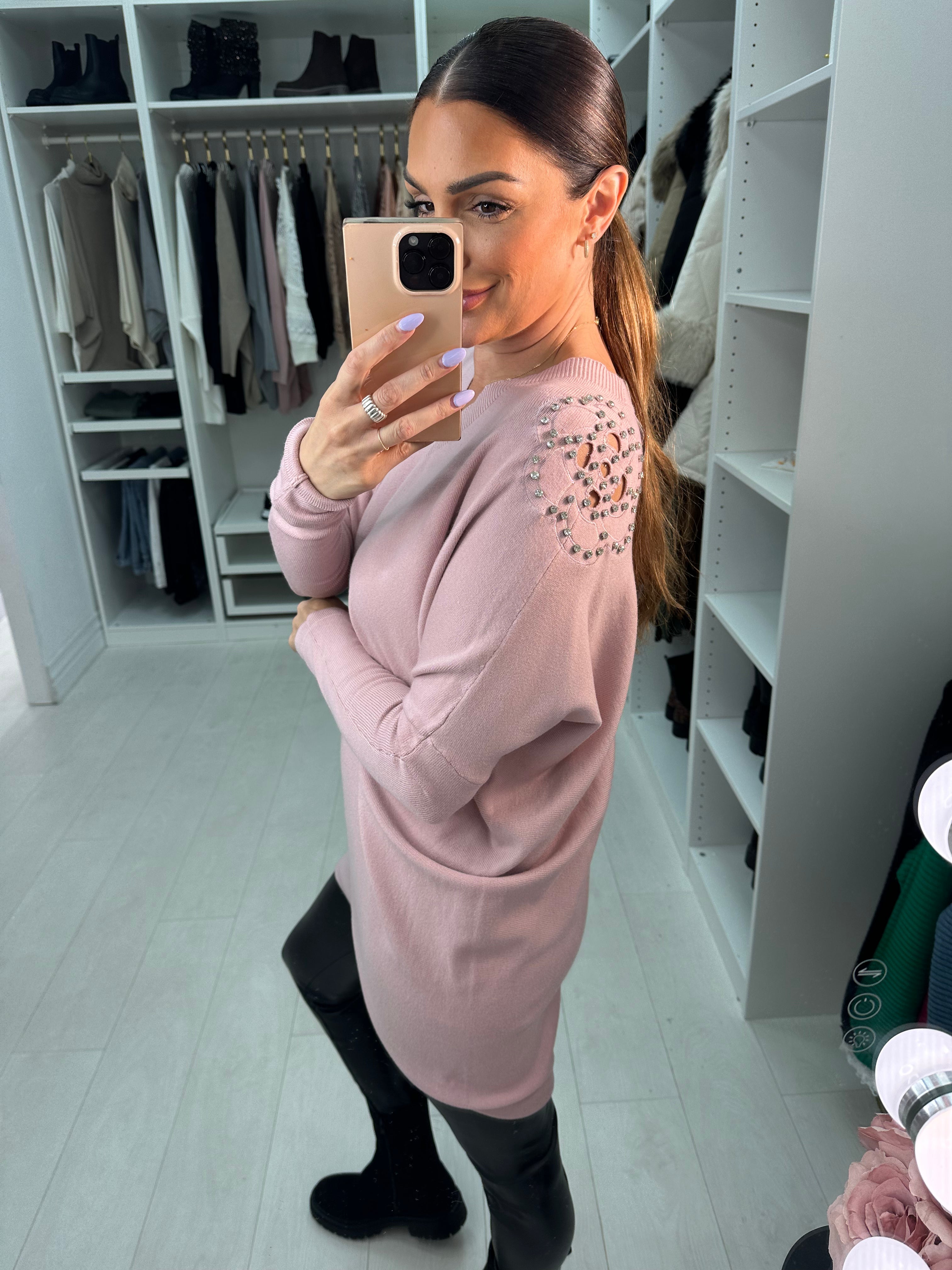 Jess Diamond Flower Jumper