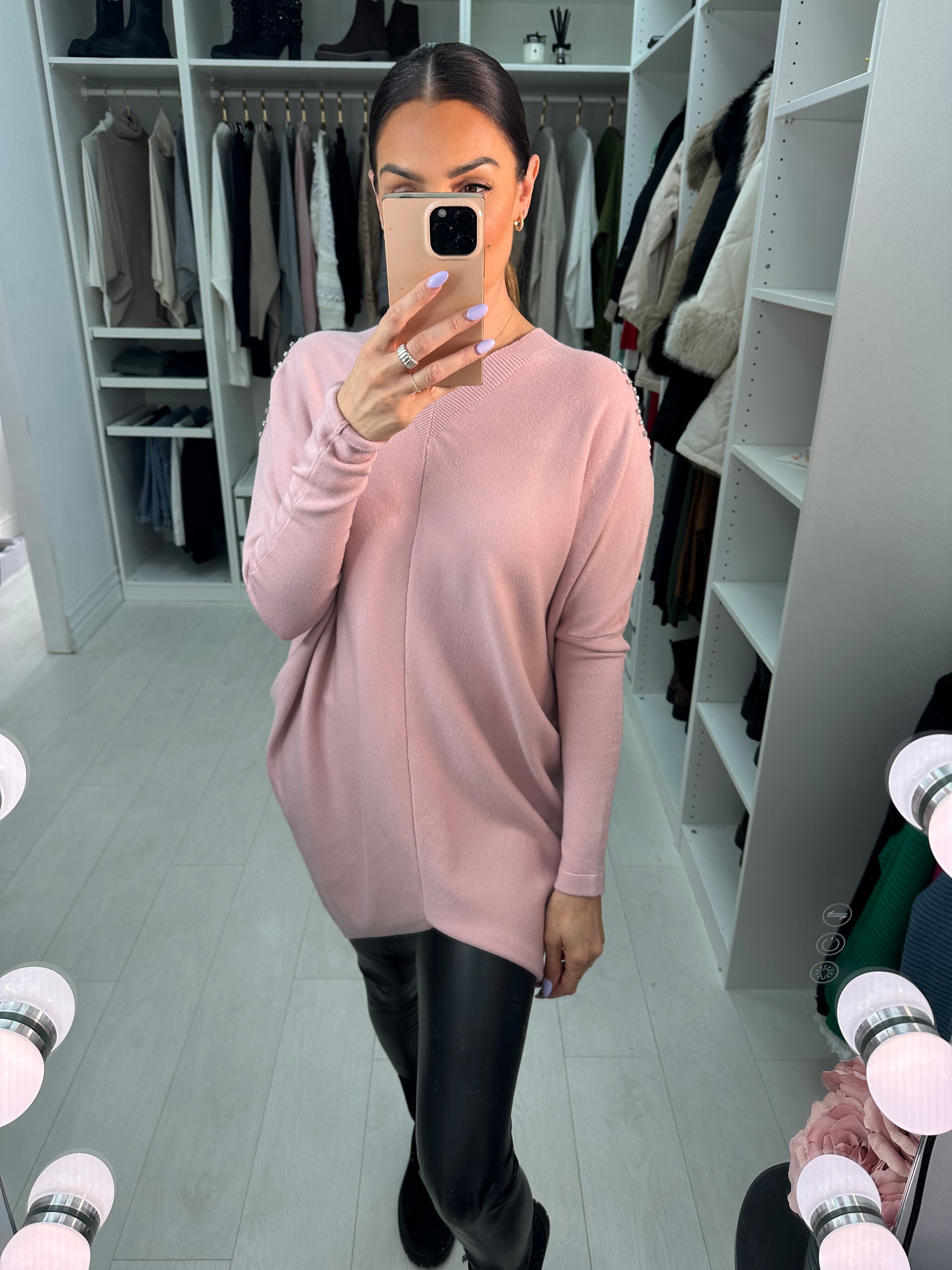 Jess Diamond Flower Jumper