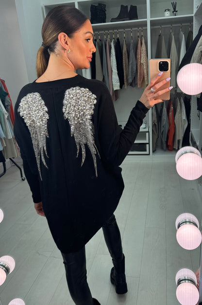 Temi Studded Angel Wing Jumper