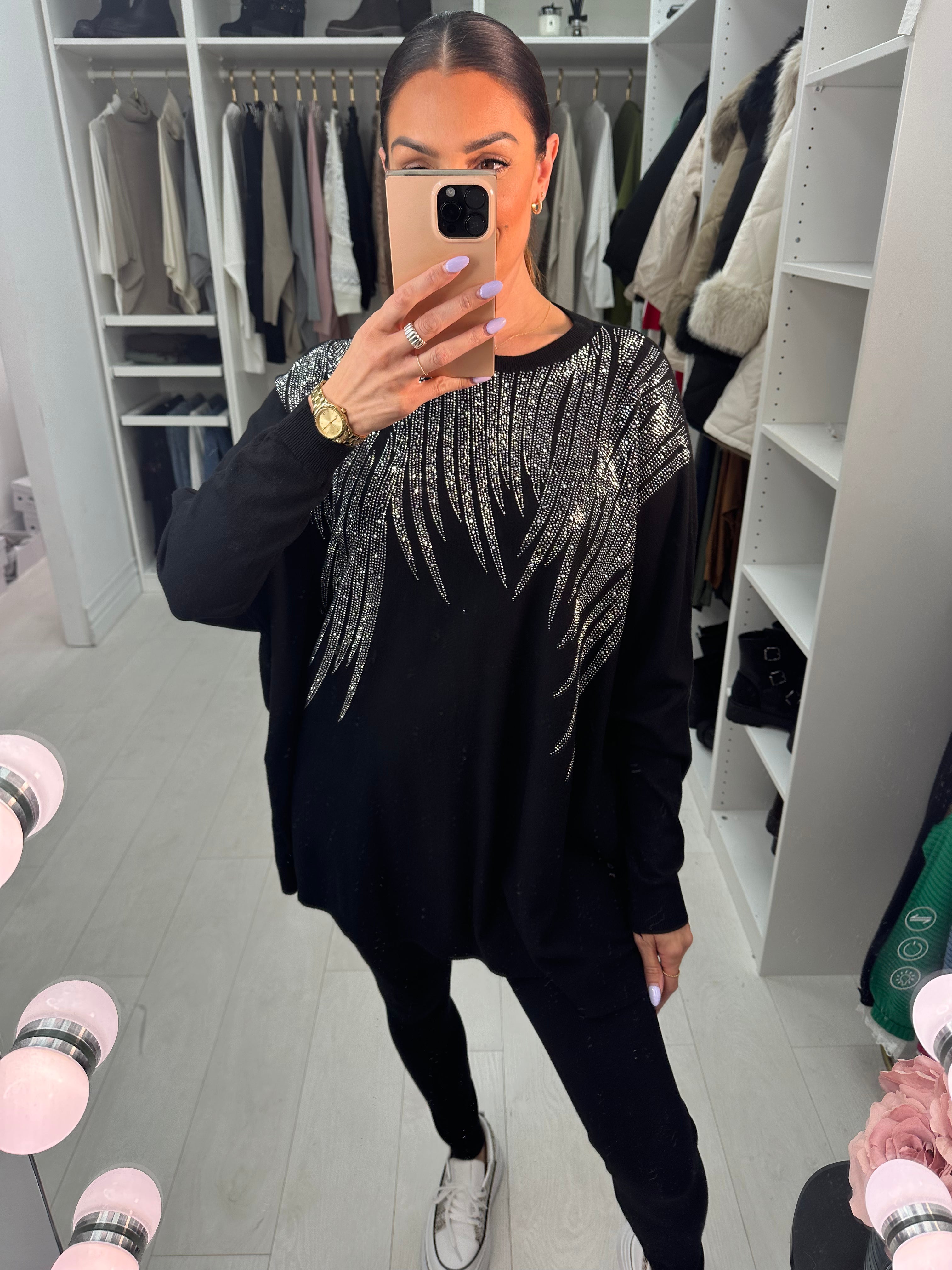 Emilia Diamante Detail Loungeset