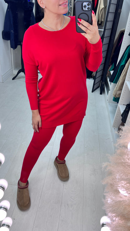 Irene Plain Knitted Loungewear Set