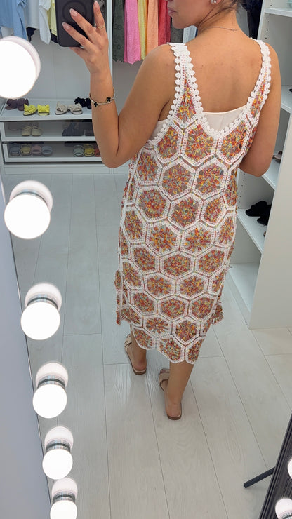 Savonna Loose Fit Crochet Dress