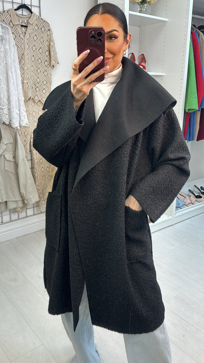 Damina Boucle Waterfall Jacket