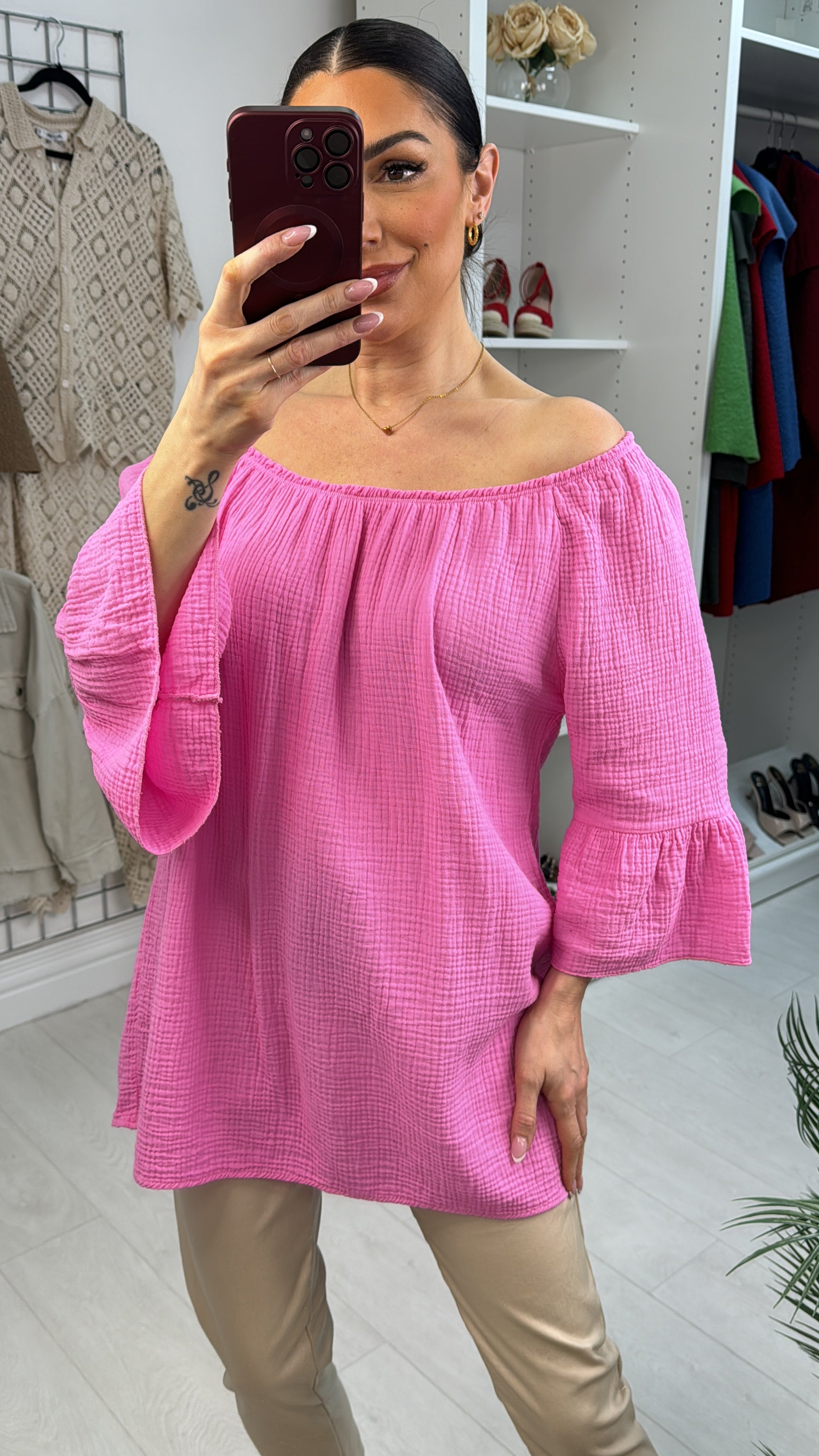 Daytona Cheesecloth Loose Fit Top