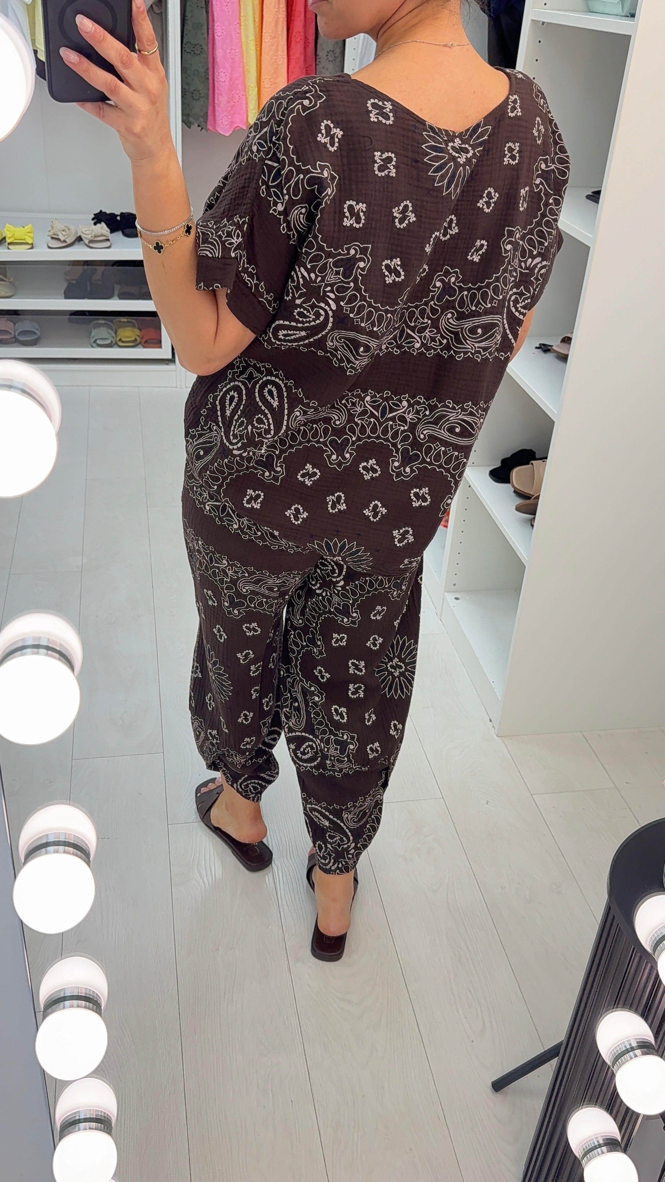 Valery Paisley Bandana Print Co-Ord Set