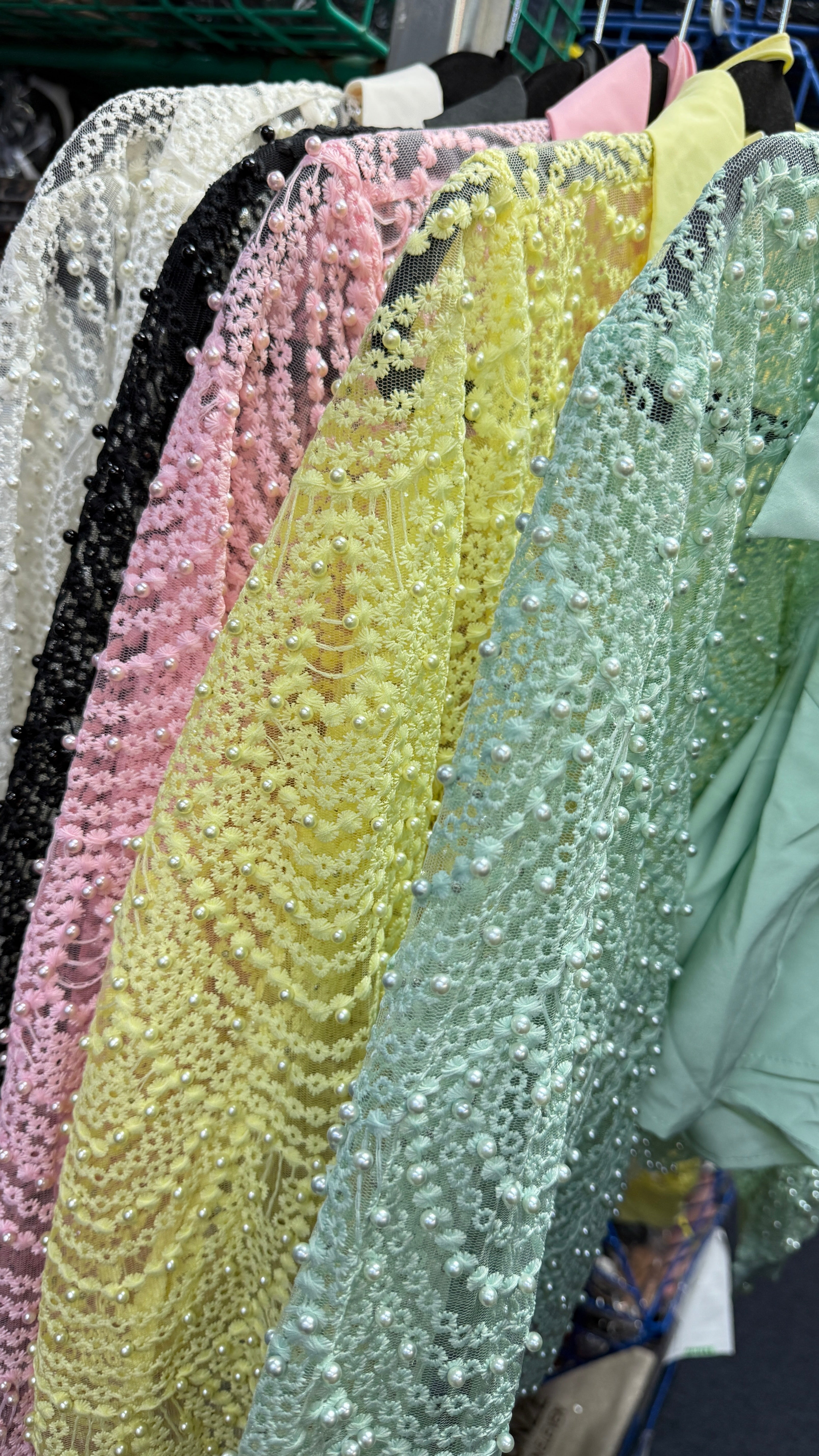 Noemi Full Pearl Bead Detail Top