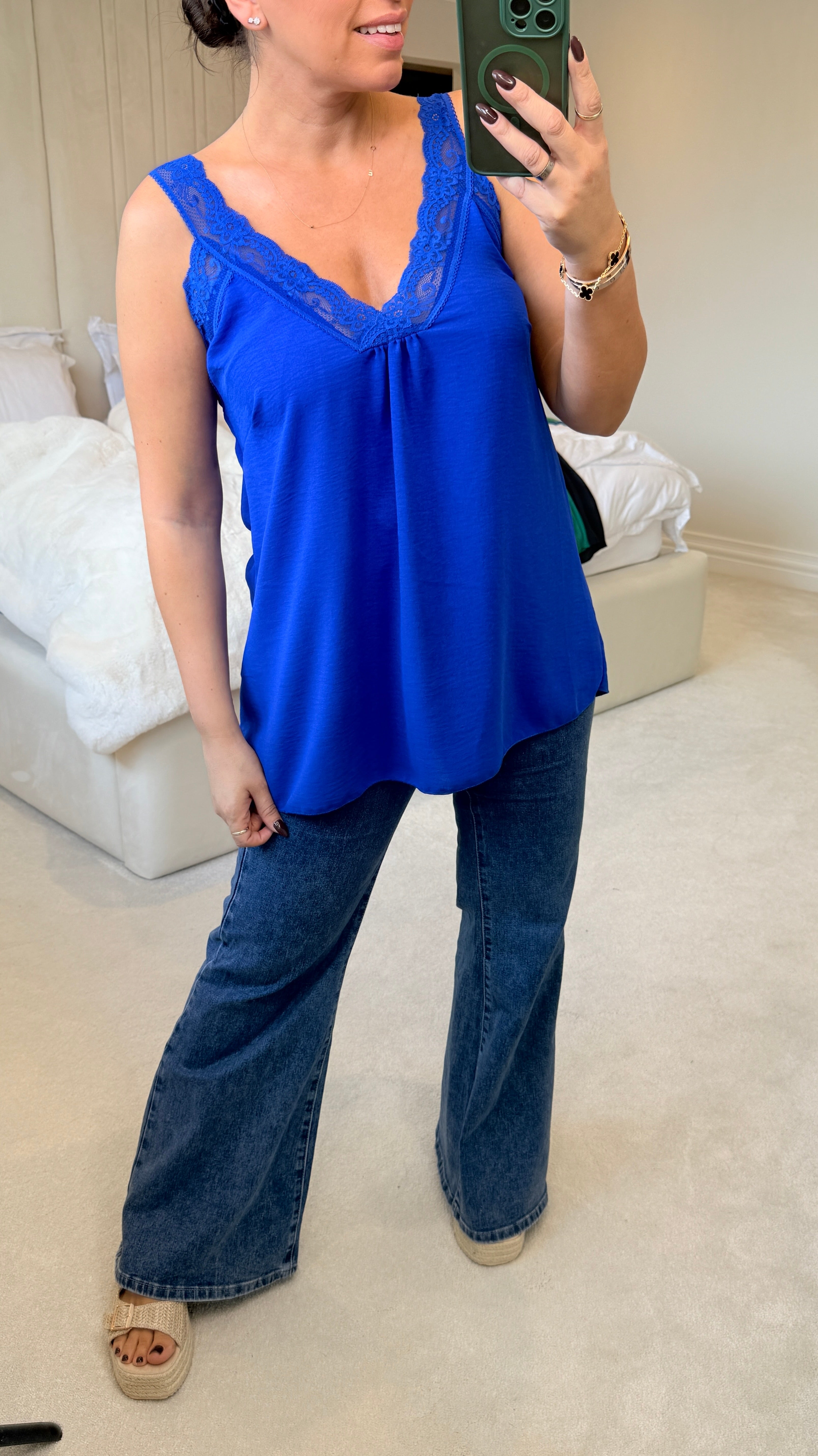 Leanne Lace Trim Cami