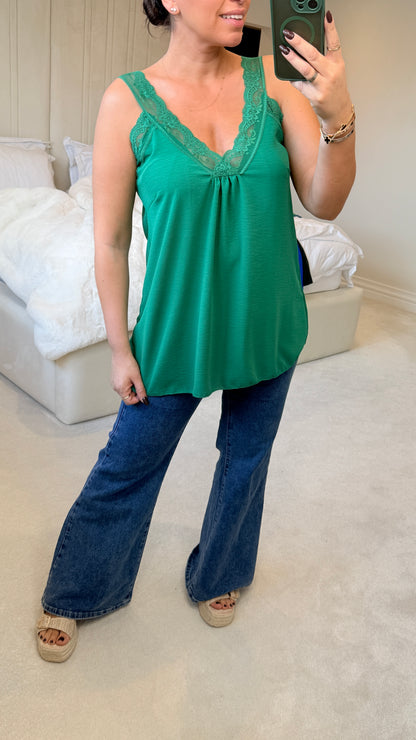 Leanne Lace Trim Cami