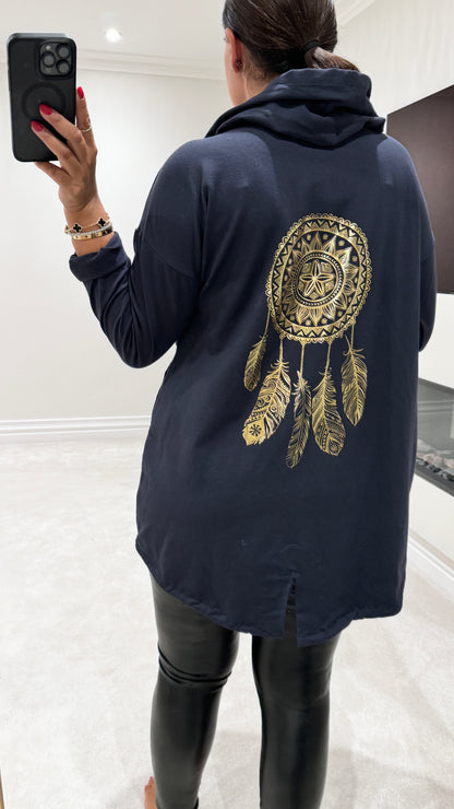 Tania Dreamcatcher Detail Hooded Jacket