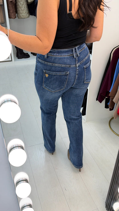 Drew Power Stretch Straight Leg Jeans