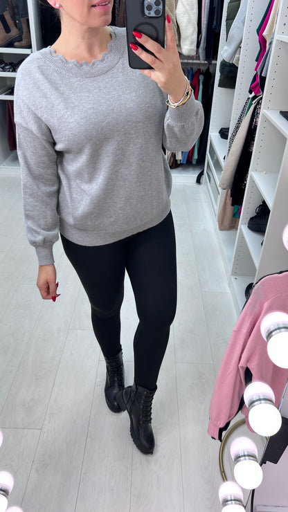 Valoura Bow Tie Knit Jumper