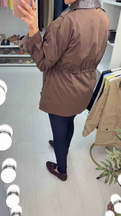 Octavia Drawstring Waist Parka