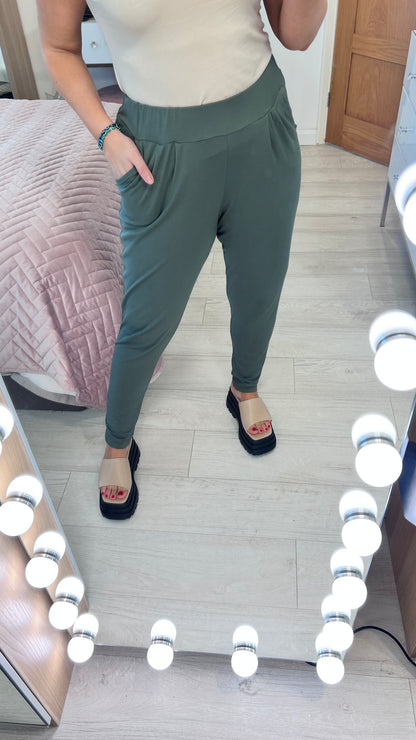 Delphine Jersey Stretch Joggers