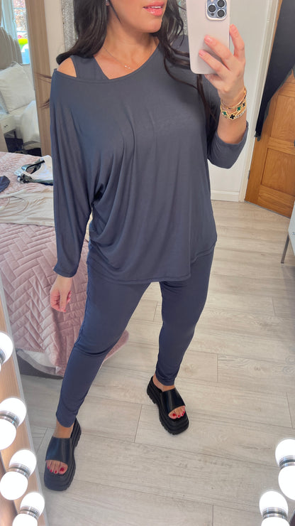 Josephine Jersey Stretch Batwing Top