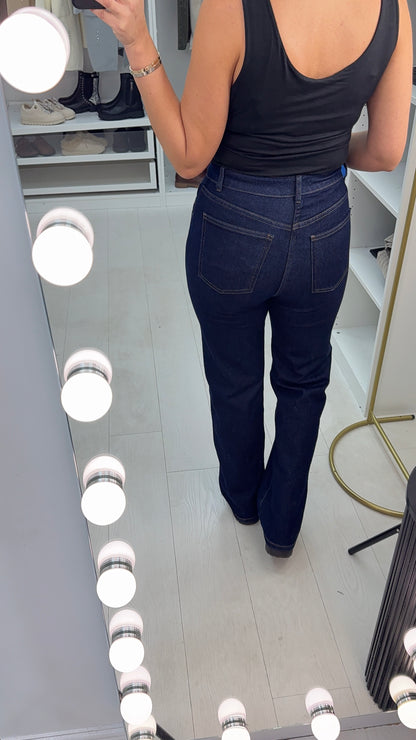 Sabrine High Waisted Wide Leg Jeans