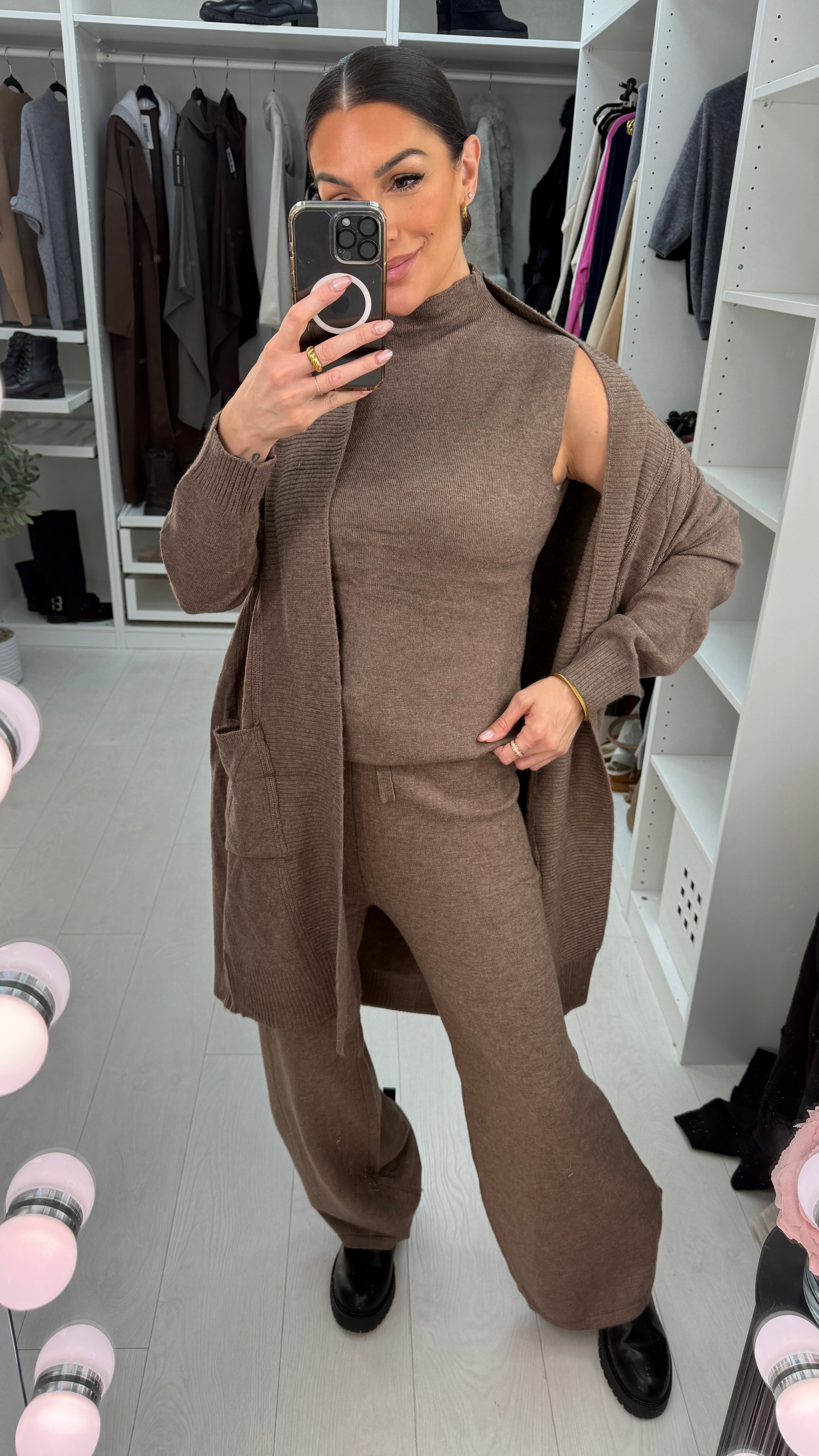 Susan Plain Soft 3 Piece Co-Ord Set