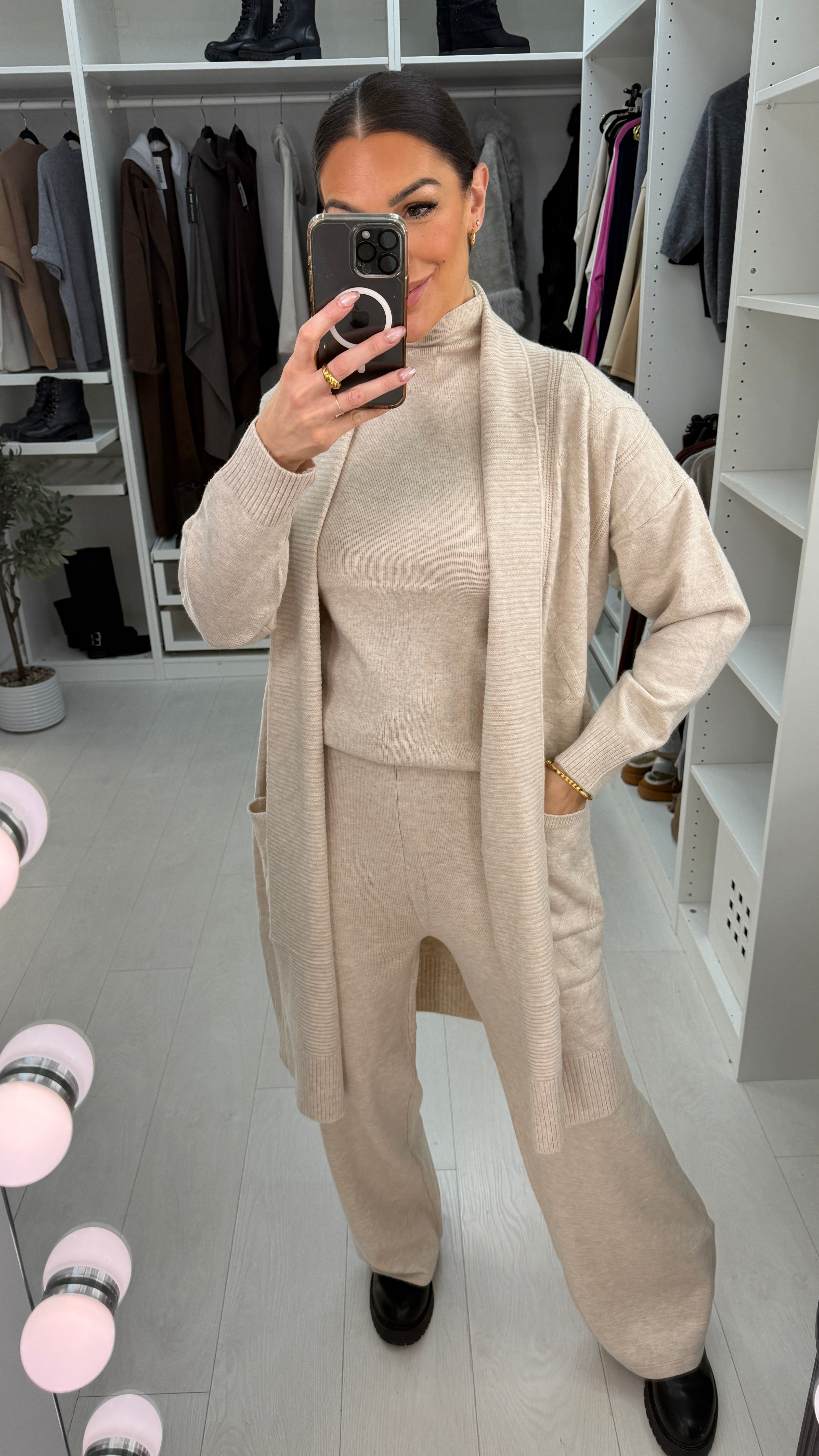 Susan Plain Soft 3 Piece Co-Ord Set