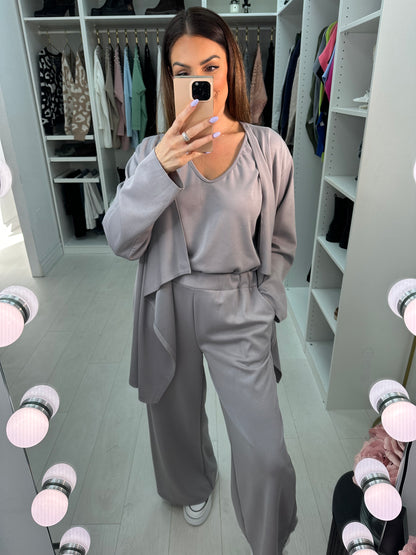 Frannie Plain Soft 3 Piece Co-Ord Set