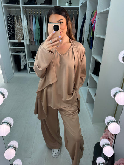 Frannie Plain Soft 3 Piece Co-Ord Set