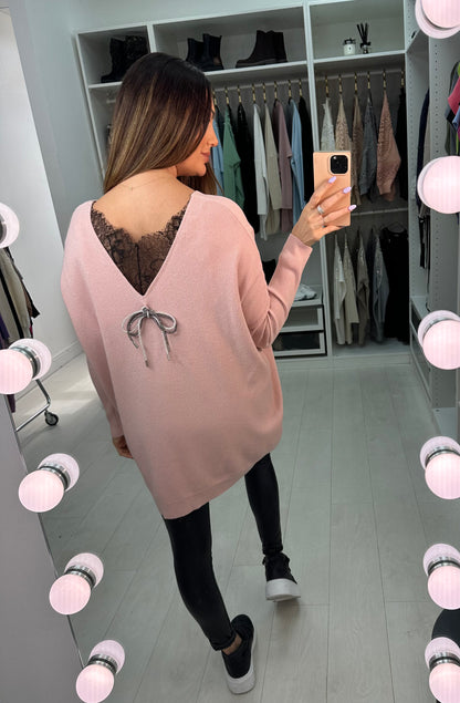 Emmet V Neck Oversized Knit Jumper