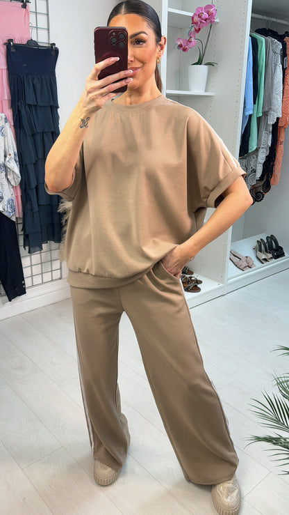 Lucy Loose Fit Side Stripe Detailed Loungewear Set