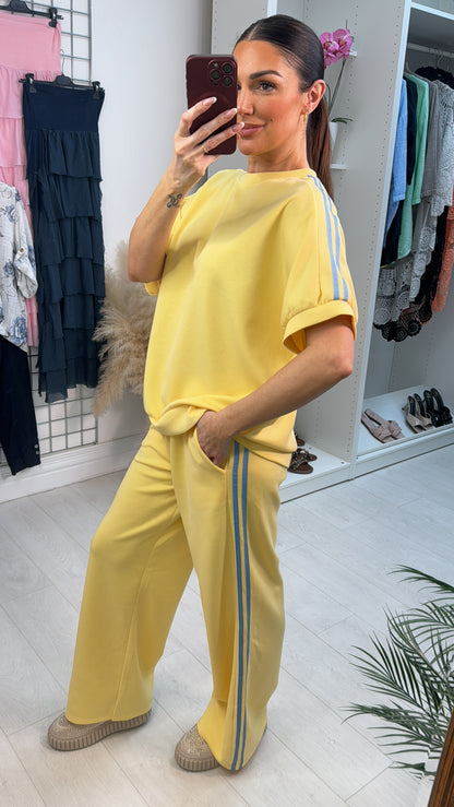 Lucy Loose Fit Side Stripe Detailed Loungewear Set