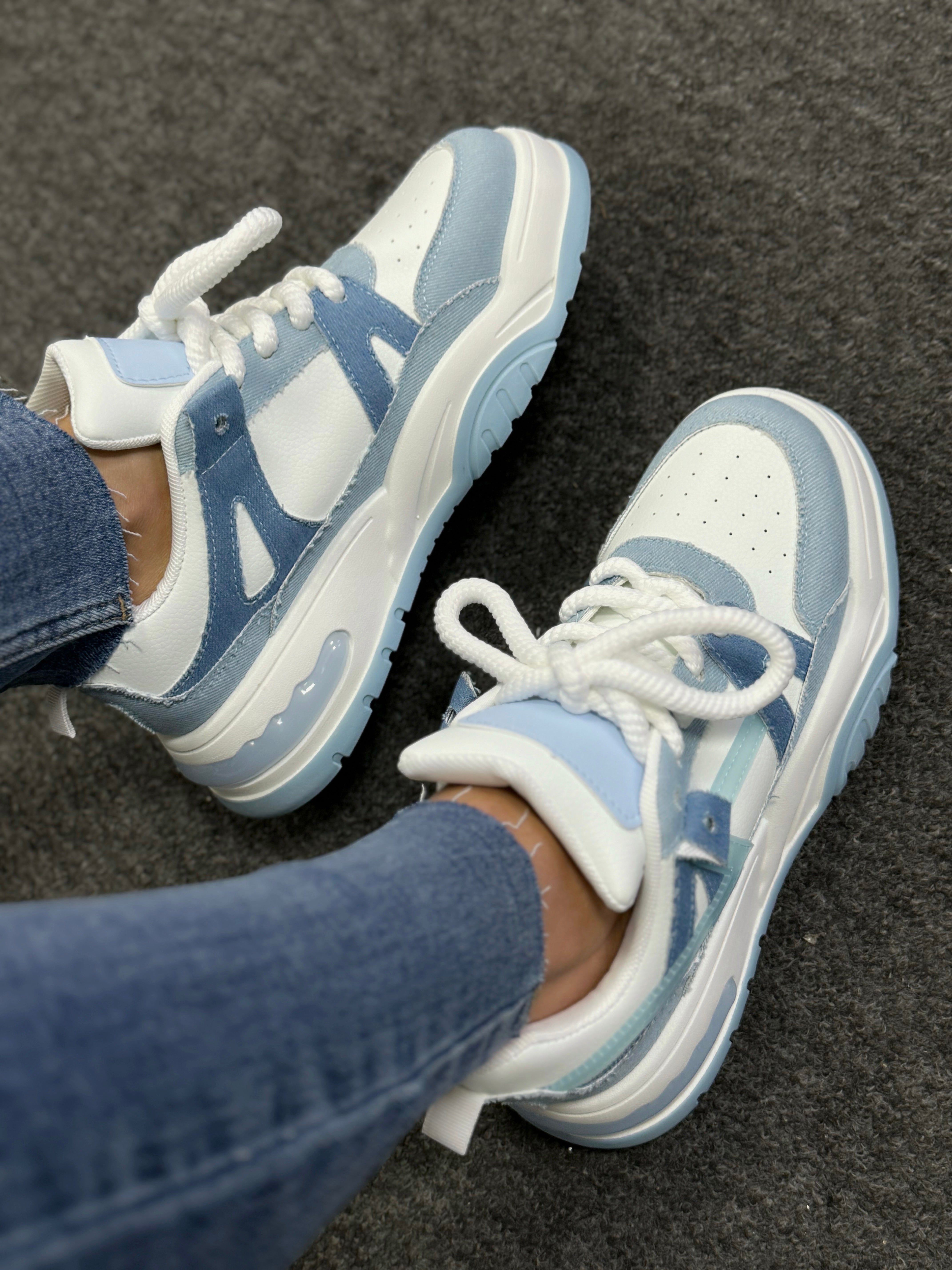 Dara Silicon Effect Bubble Sole Trainers