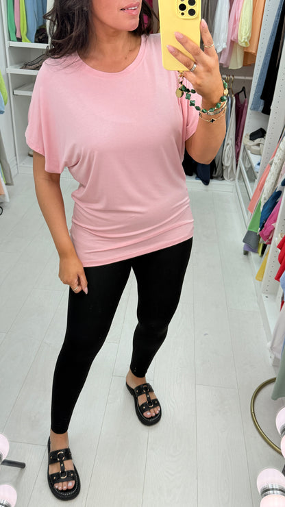 Jane Plain Round Neck T-Shirt