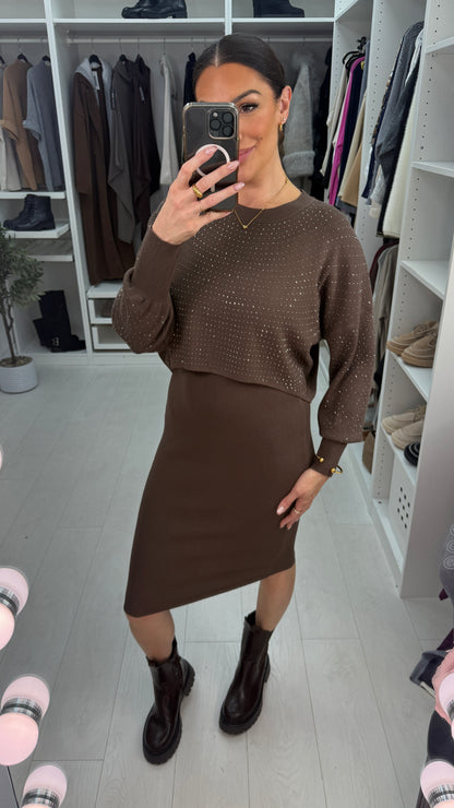 Louanne 2 Piece Knitted Dress