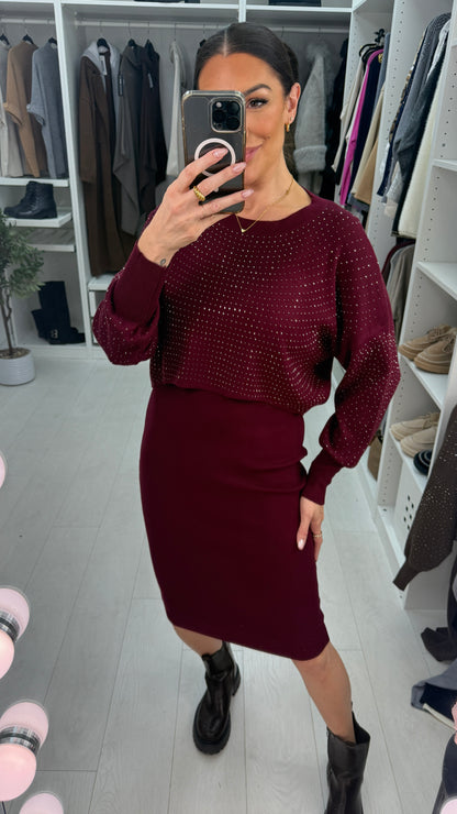 Louanne 2 Piece Knitted Dress