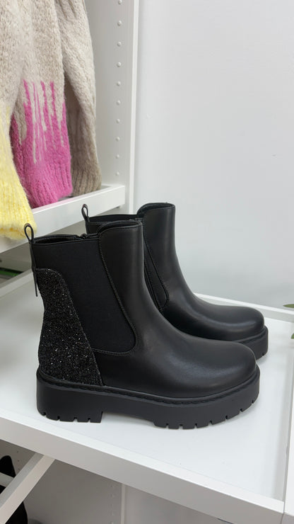 Danni Glitter Embellished Chelsea Boots