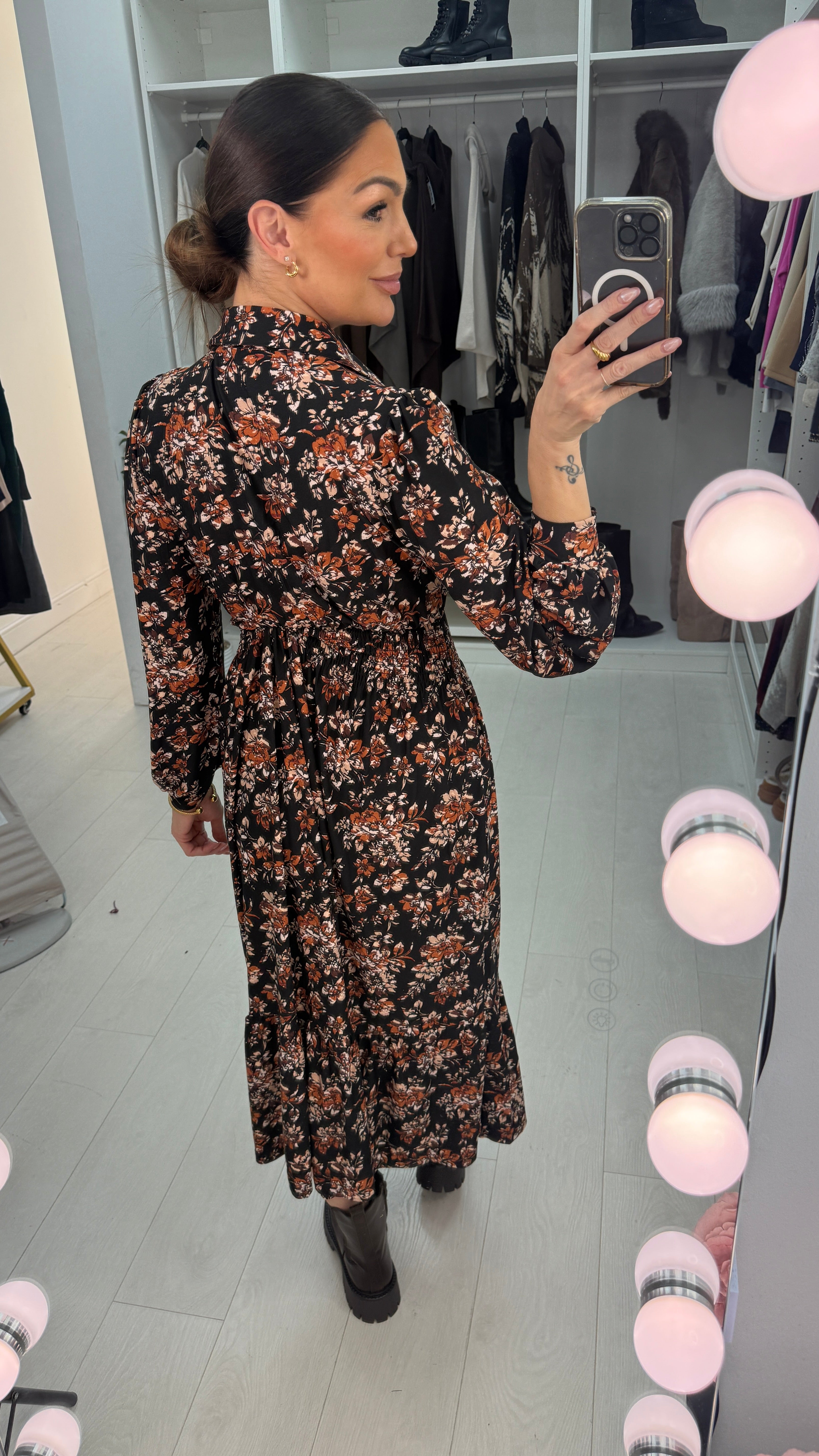 Taylor Floral Print Magic Maxi Dress