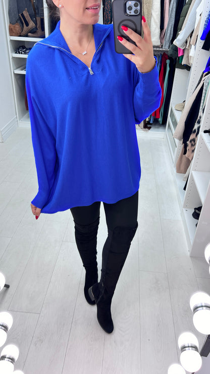 Nolan Half-Zip Knit Jumper