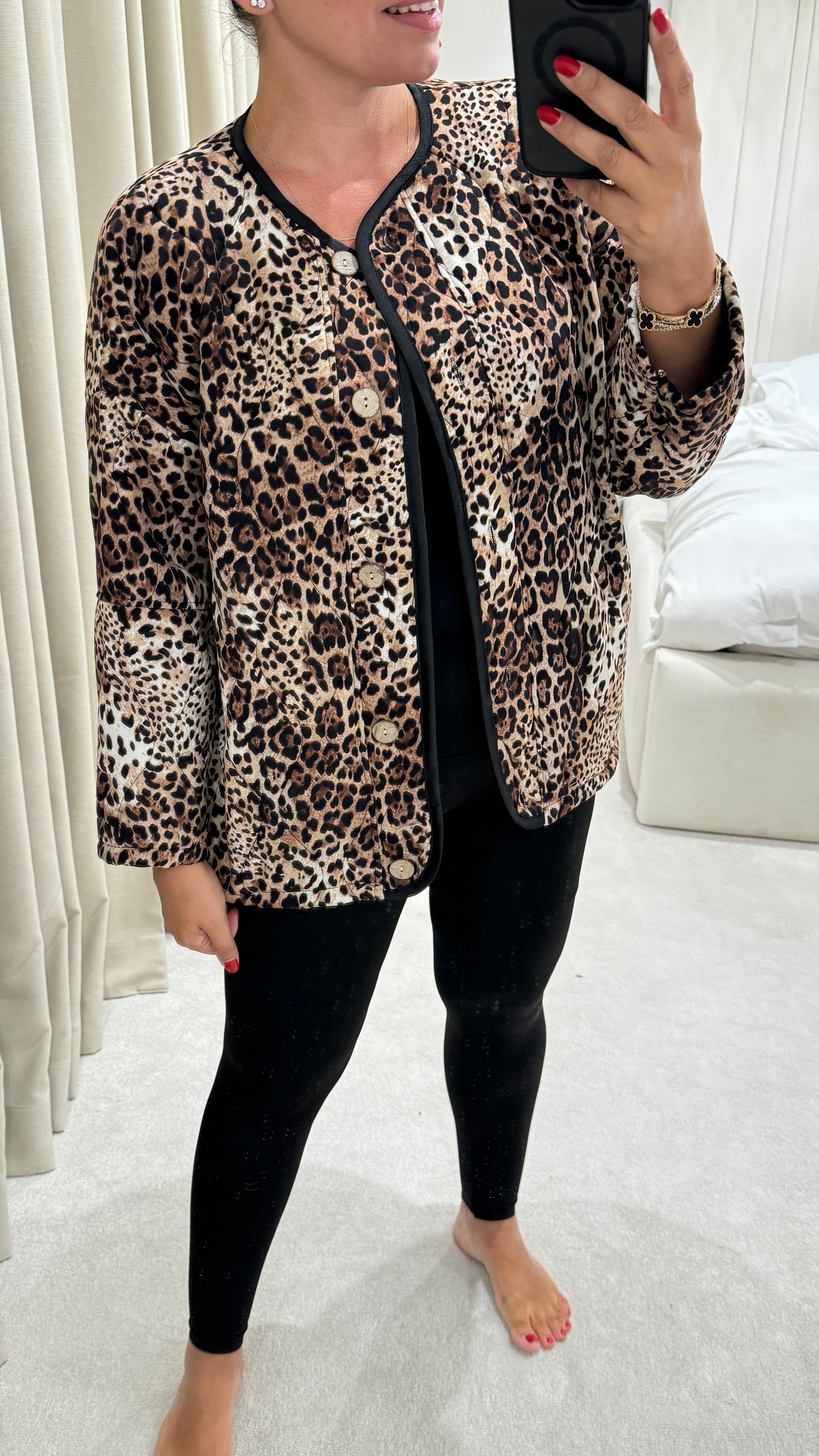 Loona Leopard Print Jacket