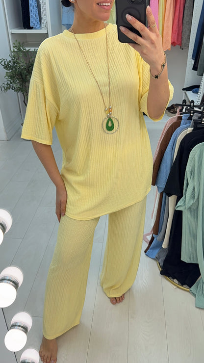 Amari Textured Necklace Co-ord Set