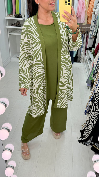 Fergie Zebra Print Co-ord Set