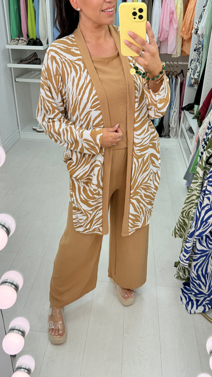 Fergie Zebra Print Co-ord Set