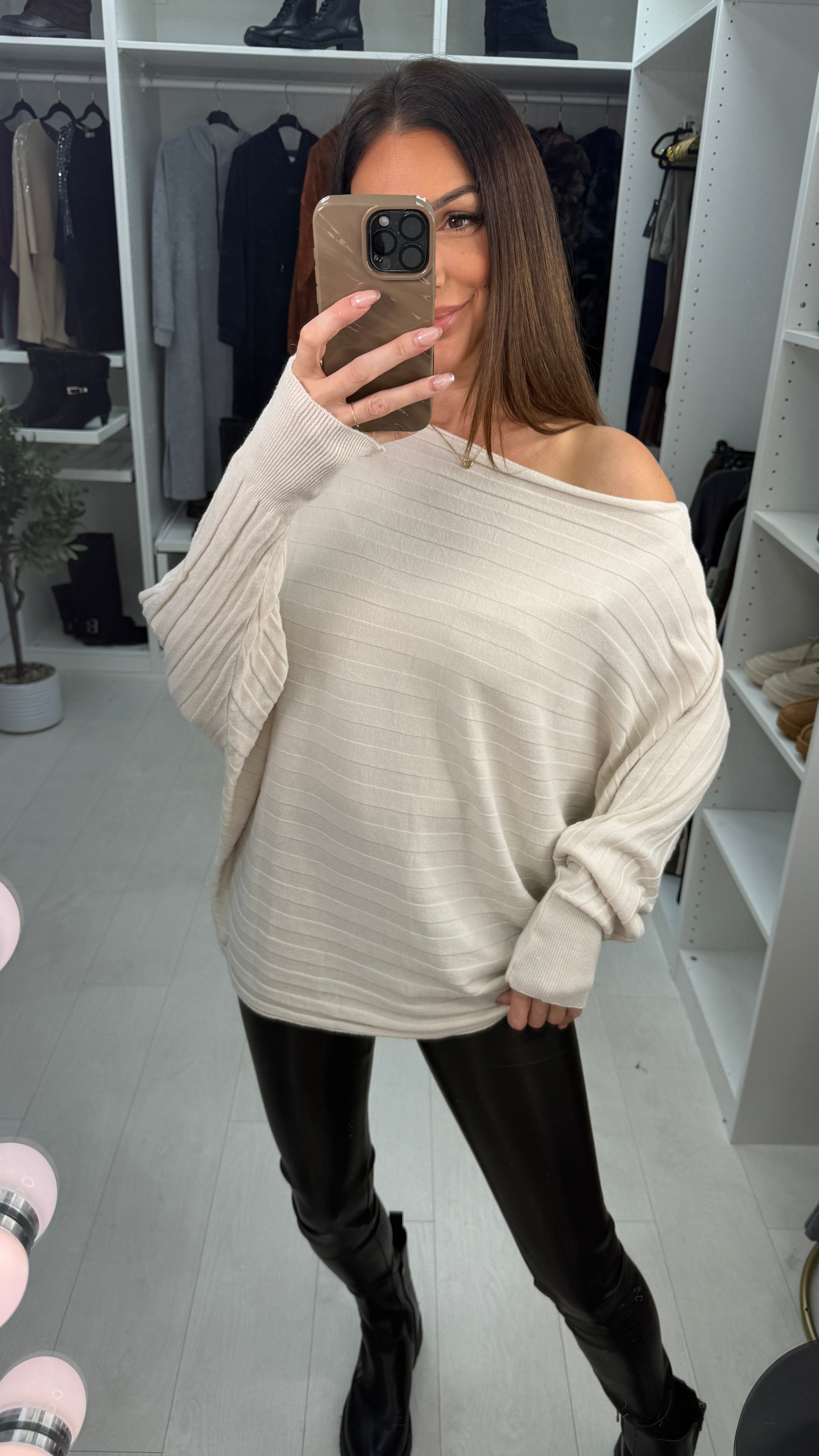 Rosalie Super Soft Batwing Knit Jumper