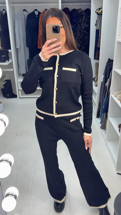 Zoella Colour Block Hem Cardigan Co-Ord Set