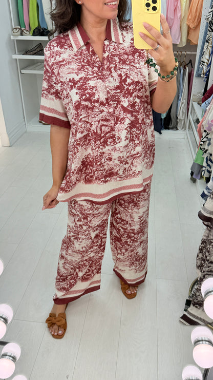 Elyana Print Design Co-Ord Set